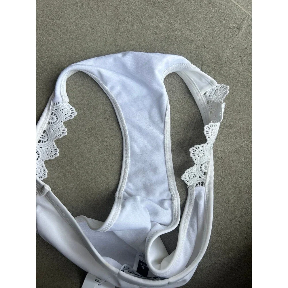 Kendall & Kylie White Bikini Bottom NWT Small - Picture 6 of 6